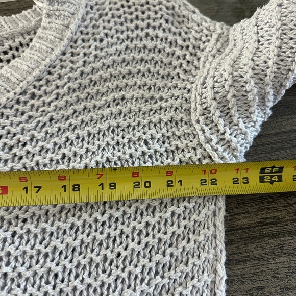 Free People Light Gray V-Neck Sweater - Picture 7 of 10